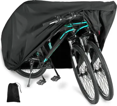 Produktbild von Fahrradabdeckung Fahrrad Regenschutz, 210D Oxford Stoff Abdeckplane Schutzhülle Fahrrad, XL Fahrradschutzhülle Fahrradabdeckung Wasserdicht Fahrradhaube Abdeckung Fahrrad (200x70x110CM)
