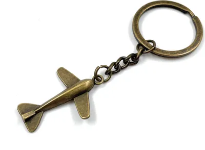 Produktbild von Onwomania Drohne Flugzeug Hobby Sport Schlüsselanhänger Metall Glücksbringer in Alu Geschenkbox, ideal zum Verschenken