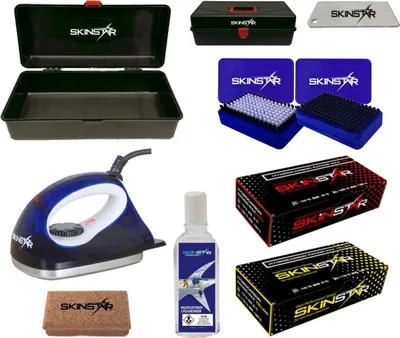Image de Kit de fartage SKINSTAR Worldcup Starter, kit de fartage pour skis, fart hydrocarboné, 9 pièces