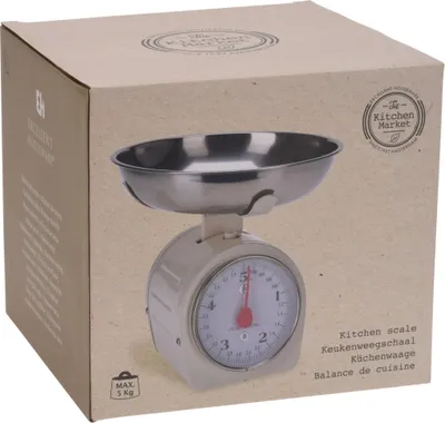 Image de Excellent Houseware Balance de cuisine 5 kg Métal