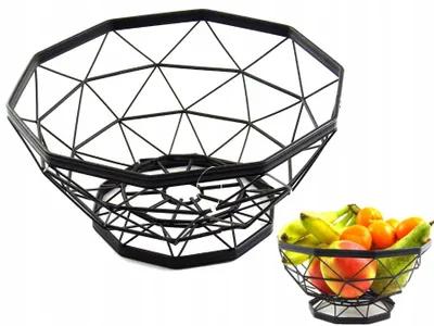 Produktbild von Brunbeste Obstschale Stehend Stahlkorb Schwarz 1703