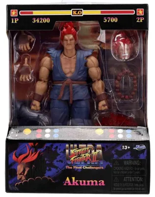 Zdjęcie produktu dla Jadatoys 9336717314R00 – Figurka Akumy z gry Street Fighter II (15,7 cm) – Nowa