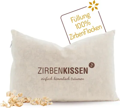 Produktbild von ZirbenFamilie ZirbenKissen 30x20 cm "einfach himmlisch träumen"