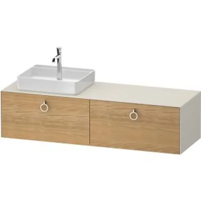 Produktbild von DURAVIT WT4890LH5390010 WTU wh White Tulip 550x1600x408mm Eic