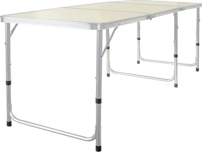 Obrázek produktu pro Verk 14470 Skládací kempingový stůl 180 x 60 cm béžový