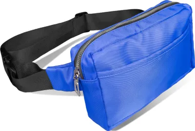 Produktbild von Bauchtasche Gürteltasche Hüfttasche Hip bag 3 Fächer Verstellbarer Gurt, dunkel blau
