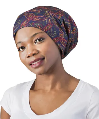 Image de Bonnet de nuit réglable pour femmes, avec doublure en satin