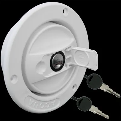 Produktbild von Einfüllstutzen Wasser Frischwassertank plus Tankdeckel mit Klappe weiß 40 mm