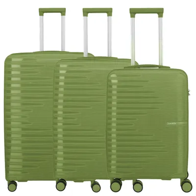 Image de Pacific - Ensemble de 3 chariots à 4 roulettes (bleu)