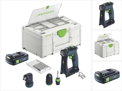 Produktbild von Festool CXS 18-Basic-Set Akku Bohrschrauber 18 V 40 Nm Brushless + 1x Akku 3,0 Ah + Systainer - ohne Ladegerät