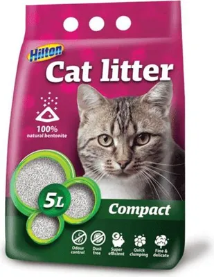 Image de Hilton Litière compacte agglomérante à la bentonite 5l