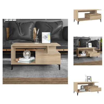 Image de vidaXL Table basse Chêne Sonoma 90x49x45 cm Bois composite - Tables basses