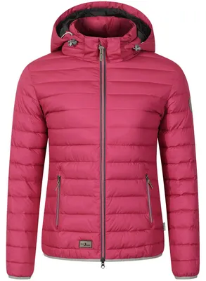 Produktbild von Blue Wave Damen Steppjacke Irina - Jacke gesteppt mit abnehmbarer Kapuze in Pink Größe 36