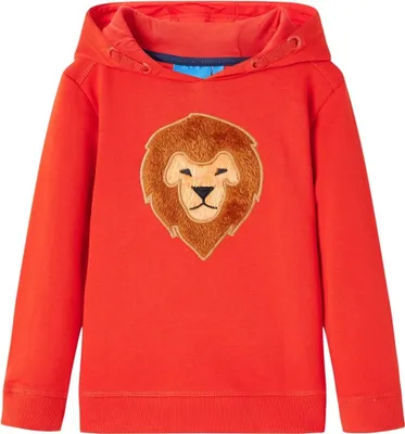 Produktbild von Kinder-Kapuzenpullover Rot 140
