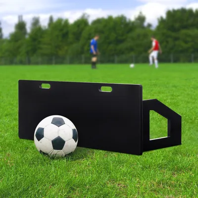 Produktbild von Fußball Rebound Board Klappbares Tragbares Prellwand Brett 100 x 40cm mit 2 Winkel-Rückprall Rebounder Wand-Rebound-Ausrüstung für Kinder und Erwachse