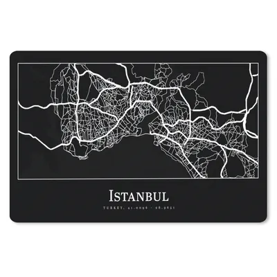 Produktbild von MuchoWow® Mauspad Mousepad Stadtplan - Istanbul - Karte 27x18 cm - Mousepads - Maus Mat - Pad - Mausunterlage - Büroartikel - Desk Matten