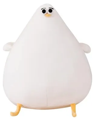 Image de Solidchoice - Coussin en peluche amusant en forme de mouette, idéal pour les câlins