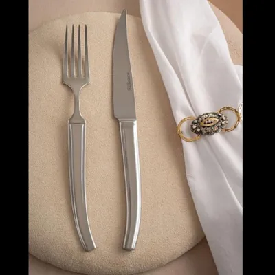 Image de Set de couverts à viande pour 6 personnes en inox 12 pièces Texas
