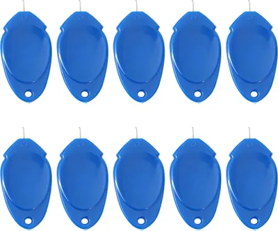 Produktbild von 10pcs Nadel -Threader Automatisch DIY Plastic Haken Design Nähfaden für den Haushalt-Blau