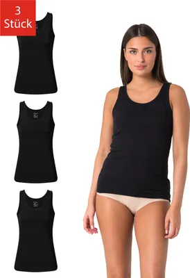 Produktbild von Elsie Unterhemd Tank Top, Damen Größen:L, Damen Farben:Schwarz