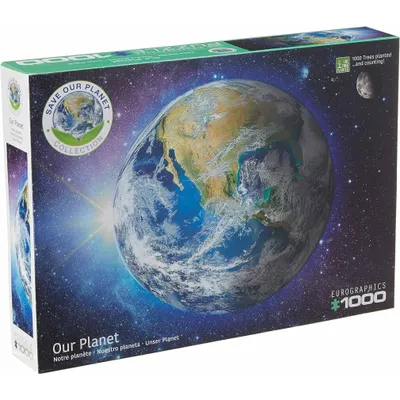 Image de Eurographics Puzzle Notre planète, La Terre, 1000 pièces, 68 x 48 cm, 6000-5541