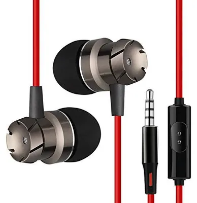 Imagen del producto de Auriculares intrauditivos con micrófono, ideales para escuchar graves