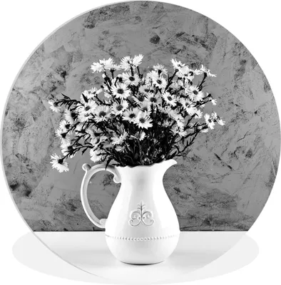 Produktbild von MuchoWow® - Wand-Kreis - Wohnzimmer - Bild - Runde - Wanddeko - Dibond - Kunstdrucke