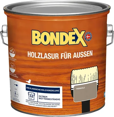 Produktbild von Bondex Holzlasur 2,5 L treibholz