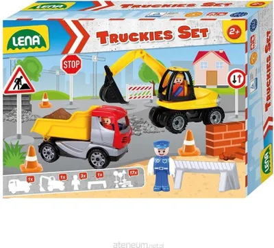 Zdjęcie produktu dla Lena Truckies SM01631, Zestaw pojazdów, 2 lat(a), Wielobarwny