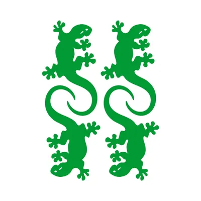 Obrázok produktu pre Nálepka Nálepka Reflexné Gecko Green