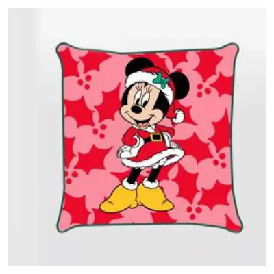 Productafbeelding van Disney Minnie Mouse kerstdecoratie kussensloop, 40x40 cm
