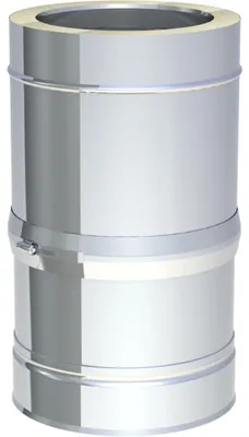 Produktbild von Jeremias DW-FU Schiebeelement 300mm Verbindungsleitung 320460mm Edelstahl doppelwandig Abgassystem bis 600°C