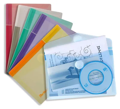Produktbild von Tarifold - Dokumententasche mit klettverschluss A6 / Sammeltasche für A6 Blätter