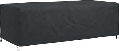 Immagine prodotto di vidaXL Copridivano nero a tinta unita 300 x 140 x 90 cm 420D