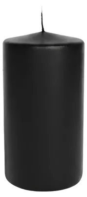 Obrázek produktu pro Risthò 56205_18, svíčky, černé barvy, průměr 8 cm, výška 15 cm, 2 kusy