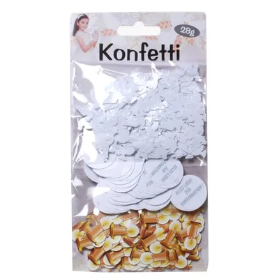 Produktbild von Konfirmation 3er SET Streudeko 3 Beutel mit je einem Motiv insgesamt 28g