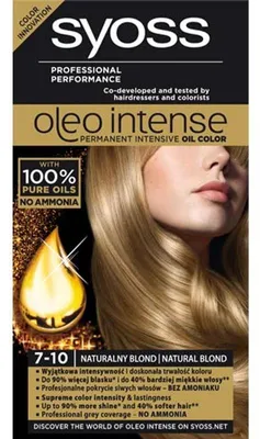 Obrázek produktu pro Syoss Farba do wosw trwale koloryzujca z olejkami 7-10 Naturalny Blond