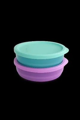 Produktbild von TUPPERWARE Cubix Kühlschrank Geburtstagskracher rund 200 ml (2) Frischebehälter