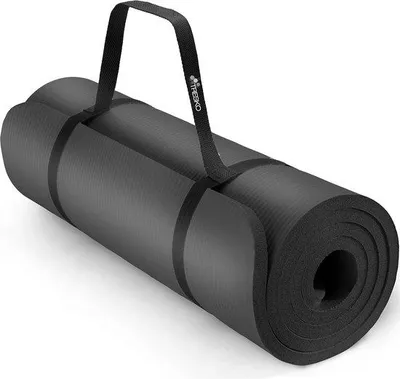 Produktbild von Famanu Yogamatte Extra Dick - Schwarz - 185x60x1,5 CM