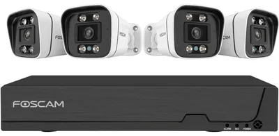 Obrázok produktu pre Foscam FNA108E-B4-2T LAN IP-UEberwachungskamera-Set 8-Kanal mit 4 Kameras 3840 x 2160