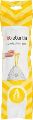 Zdjęcie produktu dla Brabantia A, 3 l, Plastik, 290 mm, 270 mm, 20 szt.