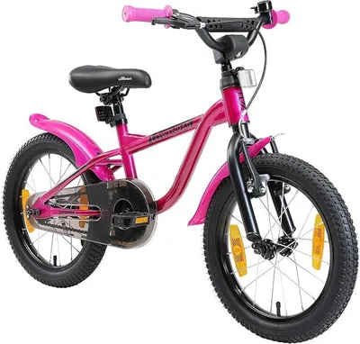Imagen del producto de Bicicleta infantil Silecomplaza para niños y niñas a partir de 4-5 años | Bicicleta infantil de 16 pulgadas con freno | Bicicleta para niños
