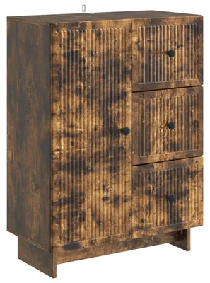 Zdjęcie produktu dla Bufet Dąb wędzony 66 x 34,5 x 90 cm Drewno inżynieryjne