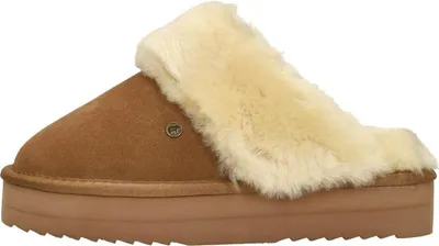 Image de Warmbat Flurry Plateau  Pantoffels Open - Cognac - Maat 36