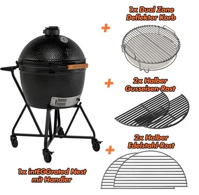 Produktbild von Big Green Egg The Onyx Starterset XLarge Art.Nr. OXAXLHD4