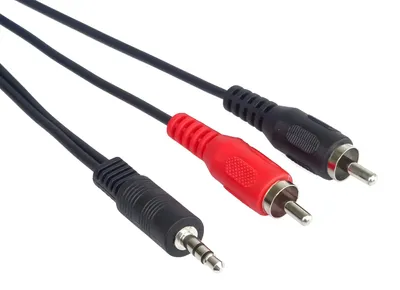 Produktbild von PremiumCord Klinke auf Cinch Y Kabel 3m, Klinkenstecker 3,5mm auf 2x Cinch RCA S