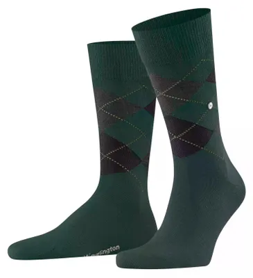 Produktbild von Burlington Herren Socken Edinburgh M So Wolle gemustert 1 Paar, Grün Forest 7450