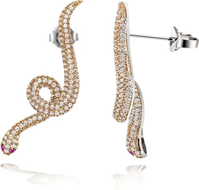 Produktbild von Goldmaid Ohrstecker 925/- Sterling Silber 3,4cm weiß Zirkonia weiß 149220001