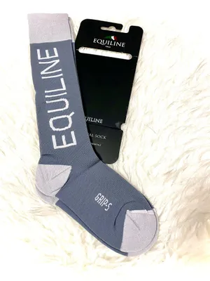 Immagine prodotto di Equiline Unixex calze da equitazione gambaletto grigio pietra grigio, Eq20_FS_Gr.:39/42