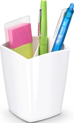 Produktbild von CEP Stifteköcher GLOSS 2 Fächer weiss